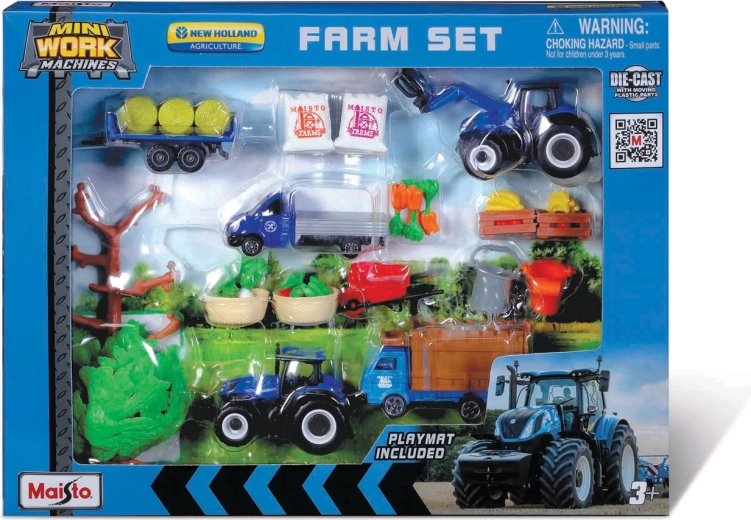 Maisto Mega kmečki set New Holland