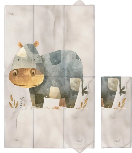 Ceba Baby potovalna previjalna podloga Basic Cosy Hippo 80 × 50 cm