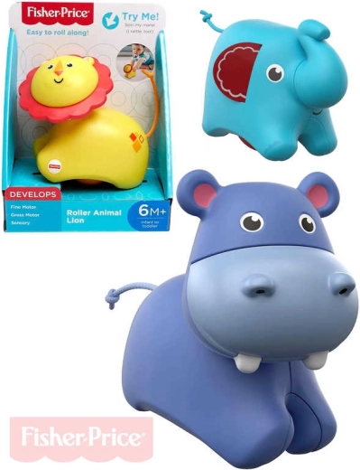 Fisher-Price premikajoča se ropotuljica živalica za dojenčka - 1 kos