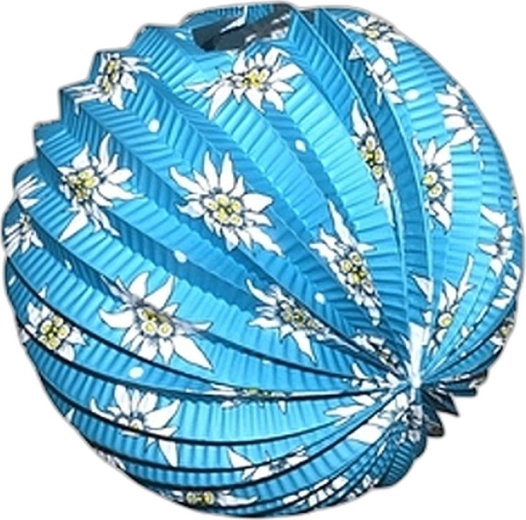 Papirnati lampijon krogla 25 cm - 1 kos