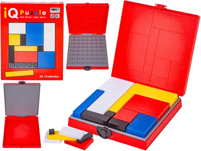 Logična igra IQ Puzzle – barvne kocke in miselna uganka