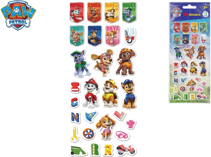 Paw Patrol 3D Sticker Set
