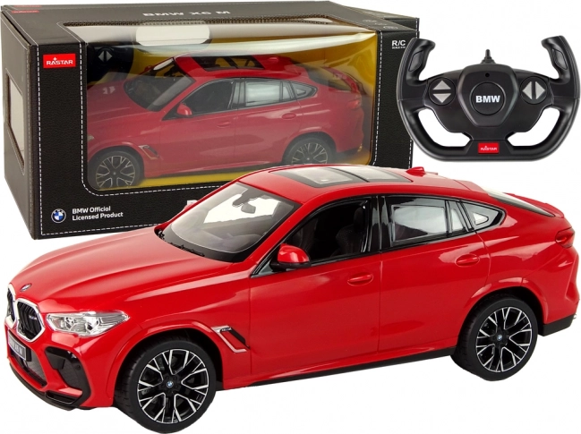 Daljinsko vodeni avto BMW X6 M 1:14 rdeč