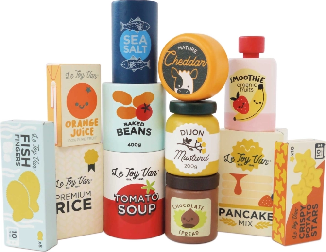 Wooden play food set Le Toy Van (12 pcs)