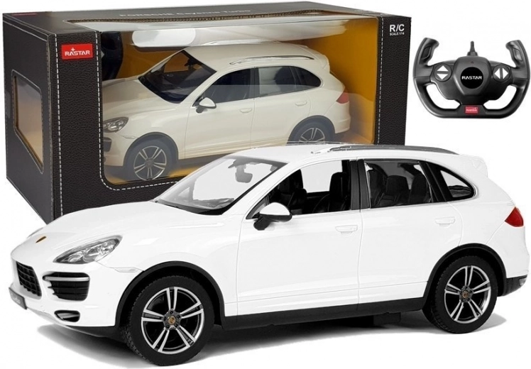 RC avto Porsche Cayenne 1:14 belo