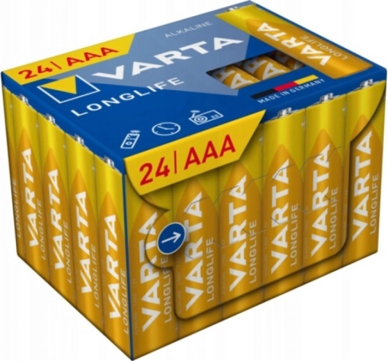 Alkalne baterije Varta Longlife Power AAA, 24 kosov