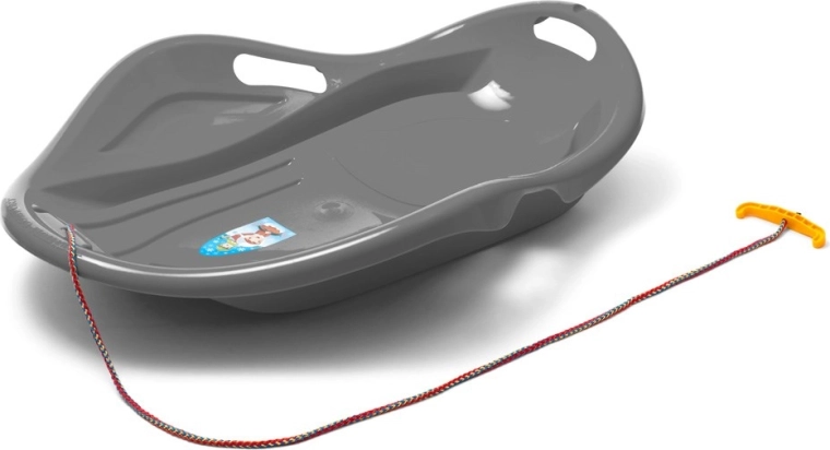 Otroški sani drsnik BABY MIX Premium Komfort 80 cm, siv