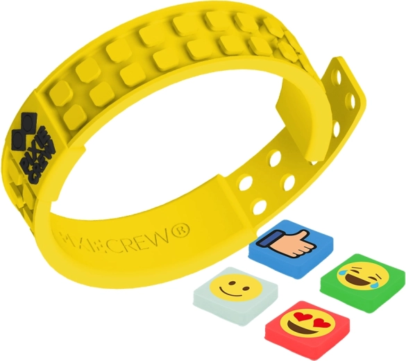 Pixie Crew kreativna zapestnica Emoji rumena
