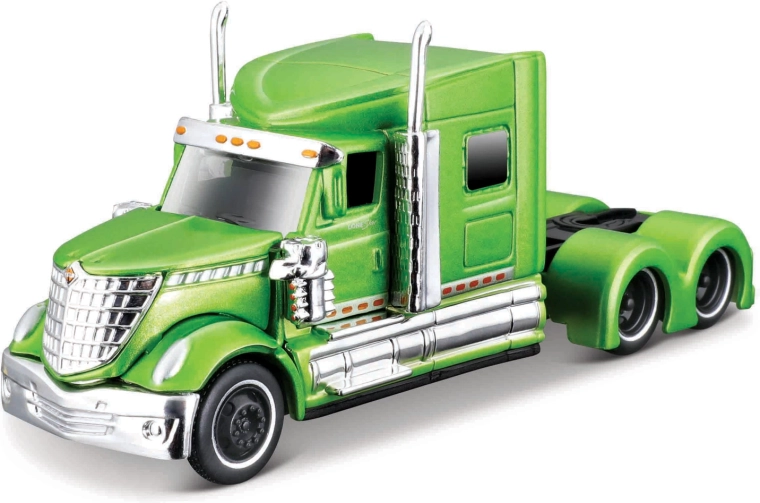 Maisto Design Custom Rigs International Lone Star zelen 1:64
