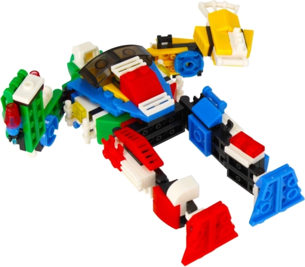 Kreativno sestavljanje iz barvitih koščkov