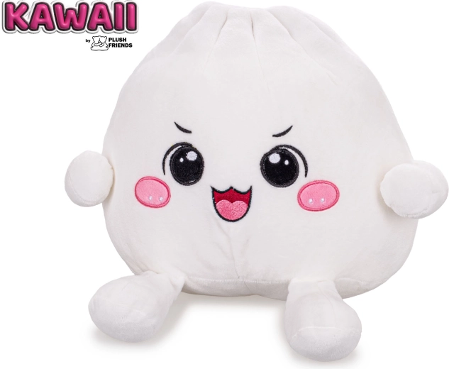 Plush Friends kawaii plišasti bao cmok z žarečim izrazom 25 cm - 1 kos