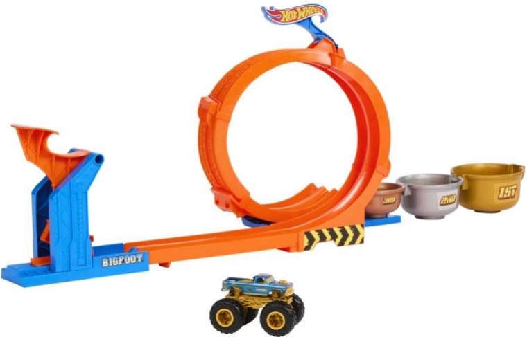 Hot Wheels Monster Trucks Bigfoot zanka in skok