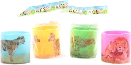 Vzmet Safari – plastična skakajoča igrača z živalmi