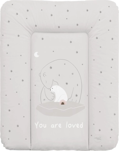 Ceba Baby mehka previjalna podloga Basic Polar Bears 50 × 70 cm