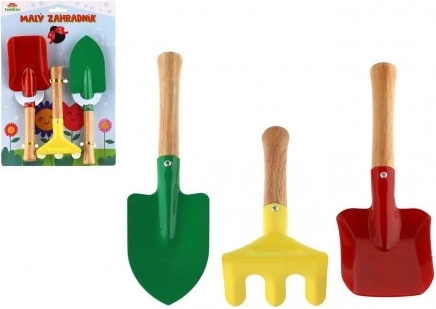 Otroški komplet vrtnega orodja, 3 kosi