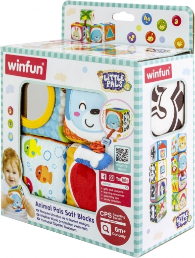 Mehke tekstilne kocke ljubljene živalice