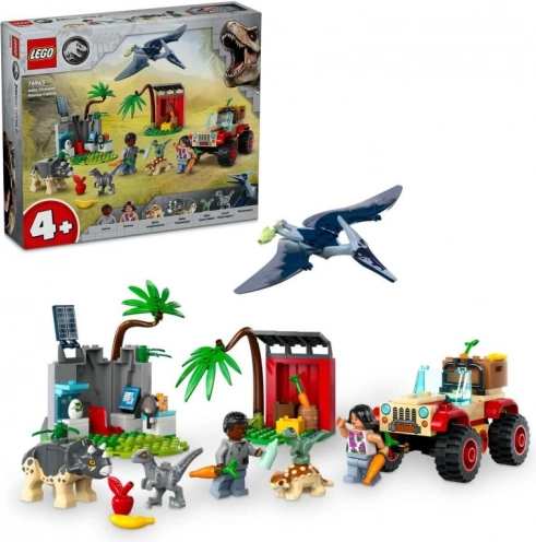 lego jurassic world reševalni center za male dinozavre