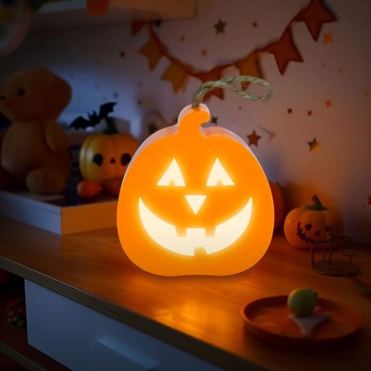 LED okrasitev v obliki buče za noč čarovnic z RGB-osvetlitvijo