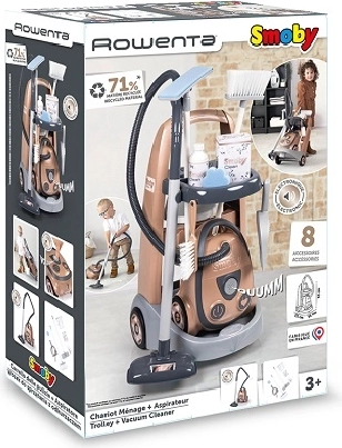Smoby Rowenta čistilni voziček s sesalnikom