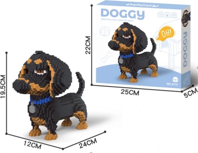 Gradbeni set 1930 koščkov – jazbečar