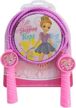 Skakalna vrvica za otroke roza
