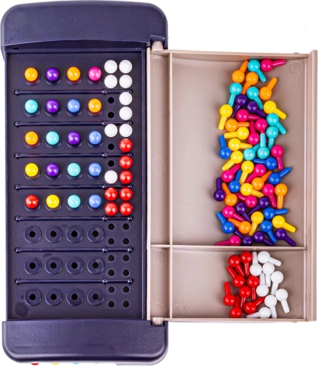 Practical game board with a piece storage compartment