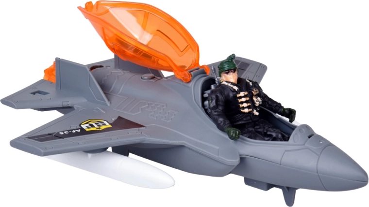 Lovsko letalo z odpirajočim kokpitom