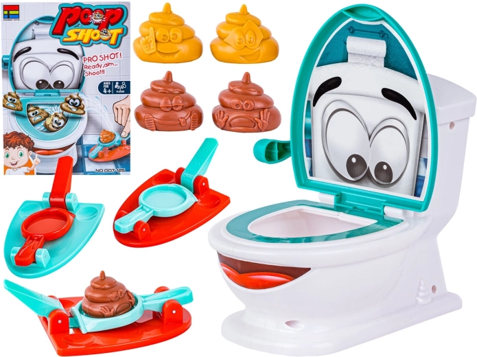 Happy toilet Poop Shoot – a dexterity game with launchers