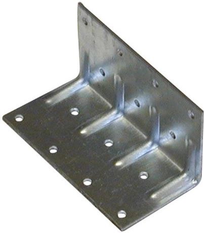 Jekleni montažni kotnik 80×40×40 mm, debelina 2 mm