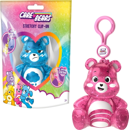 Care Bears stiskalni obesek s sponko - naključna različica - 1 kos