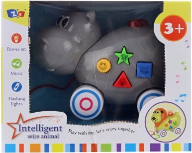 Vlečni nilski konj na baterije za otroke