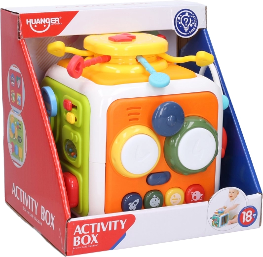 Activity cube with effects 21 cm