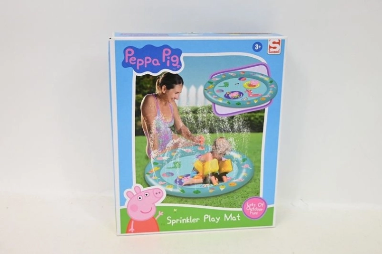 Peppa Pig vodna igralna podloga s šobami 96 cm