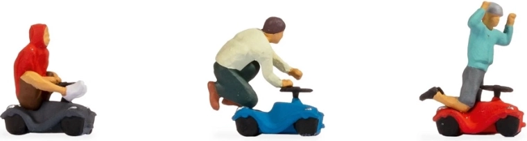 Noch komplet figuric dirke z Bobby carji (H0)