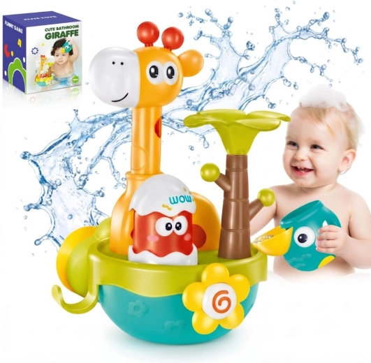 Woopie Baby kopalna igrača žirafa s priseski in lijakom