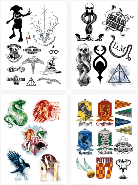 Komplet tetovaž Harry Potter