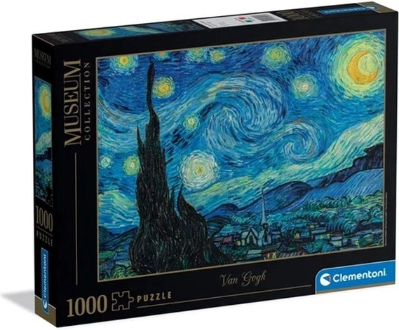 Clementoni sestavljanka Museum Collection Van Gogh Zvezdna noč 1000 kosov
