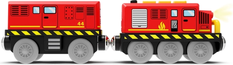 Locomotive and 1 wagon in the package