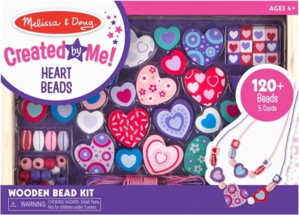 Kreativni komplet biserov Srčki - Melissa & Doug