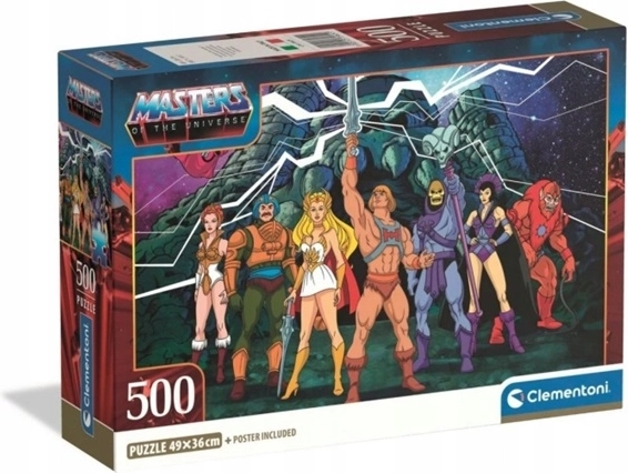 Clementoni kompaktna sestavljanka 500 kosov Masters of the Universe