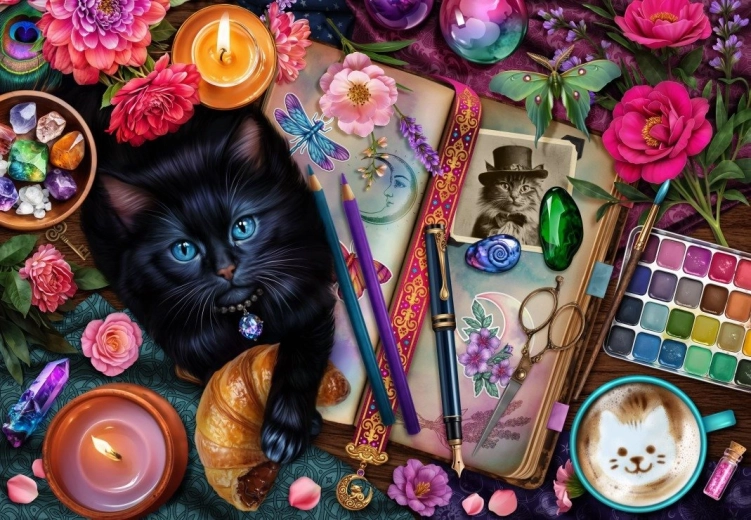 Sestavljanka Pametne mačke 1000 koščkov BLUEBIRD