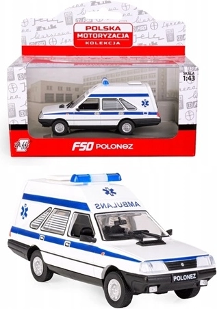 Miniatura Polonez Cargo – rešilno vozilo 1:43