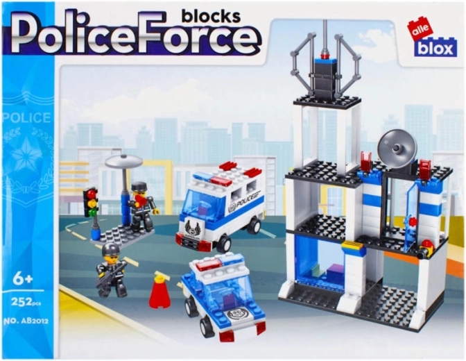 Komplet za sestavljanje policijske postaje, 252 kosov