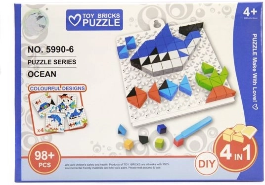 Puzzle sestavljanka morske živali 98 kosov