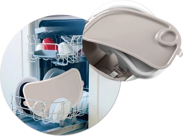 Preprosto vzdrževanje: odstranljiv pladenj in kompaktno shranjevanje