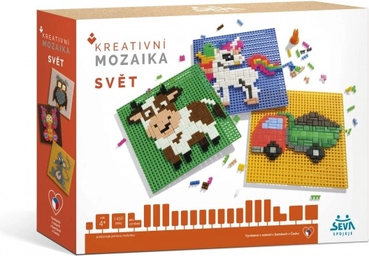 Kreativna Mozaična Svetovna Plastična Igralna Kocka