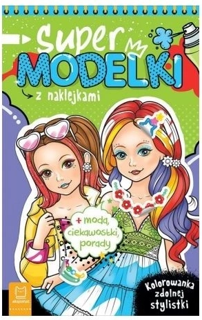 Supermodeli – pobarvanka z nalepkami