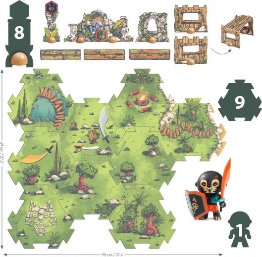 Čvrsti in varni koščki za majhne roke