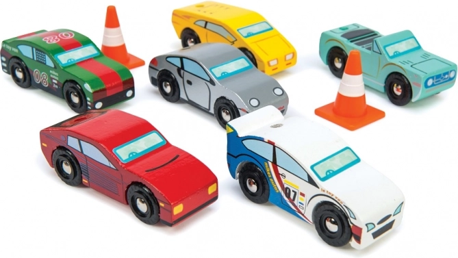 Set lesenih avtomobilčkov Monte Carlo Sports Cars