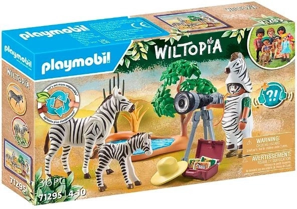 Playmobil Wiltopia safari odprava s fotografinjo in zebrami